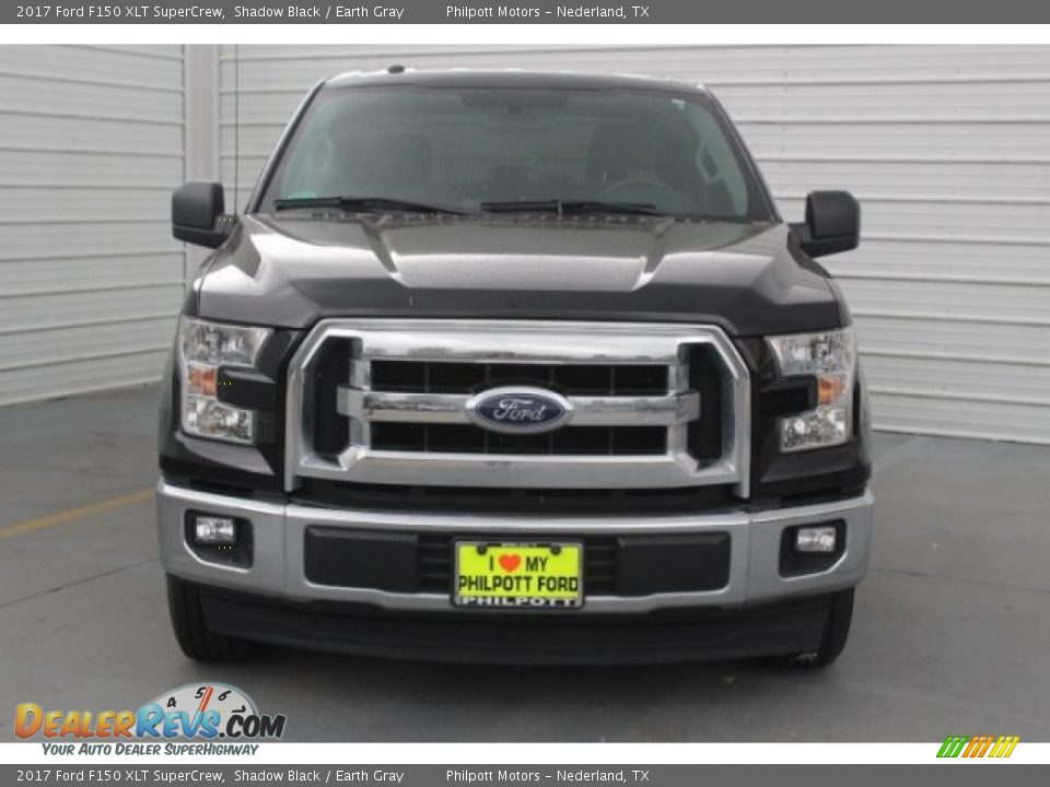 2017 Ford F150 XLT SuperCrew Shadow Black / Earth Gray Photo #2