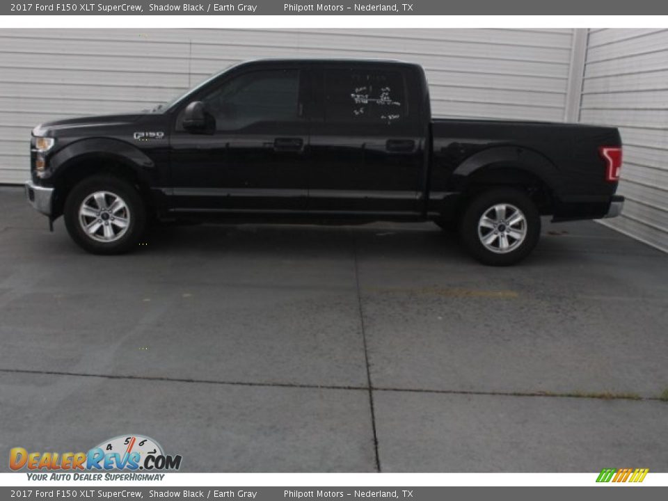 2017 Ford F150 XLT SuperCrew Shadow Black / Earth Gray Photo #6