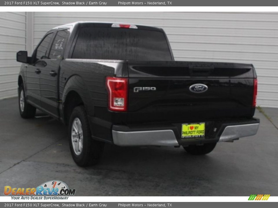 2017 Ford F150 XLT SuperCrew Shadow Black / Earth Gray Photo #7