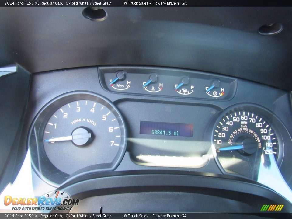 2014 Ford F150 XL Regular Cab Oxford White / Steel Grey Photo #15