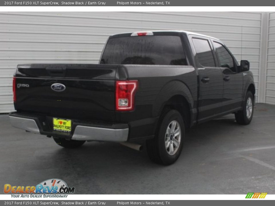 2017 Ford F150 XLT SuperCrew Shadow Black / Earth Gray Photo #9