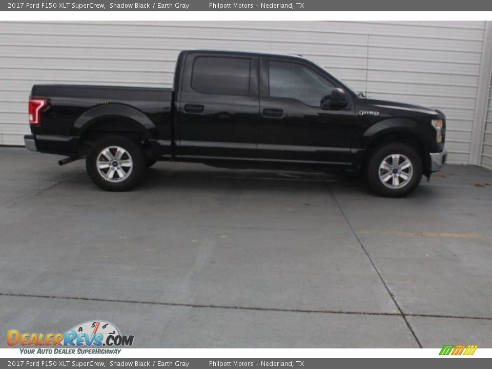 2017 Ford F150 XLT SuperCrew Shadow Black / Earth Gray Photo #10