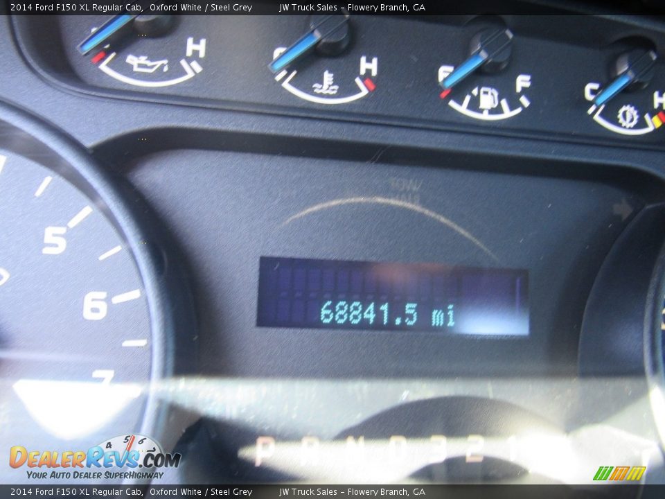 2014 Ford F150 XL Regular Cab Oxford White / Steel Grey Photo #16