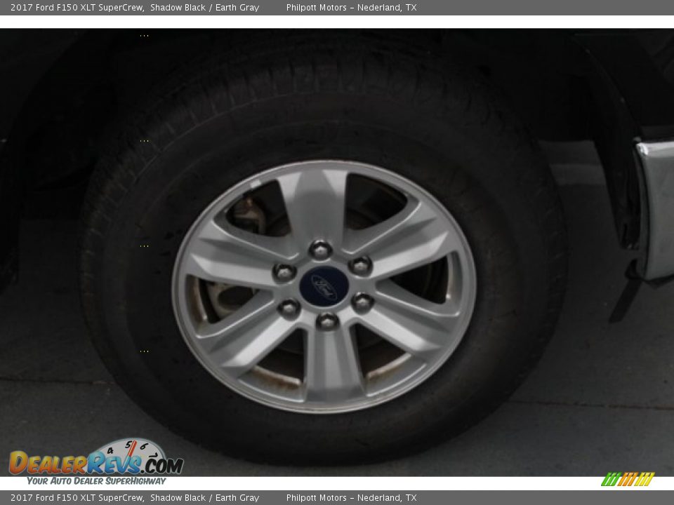 2017 Ford F150 XLT SuperCrew Shadow Black / Earth Gray Photo #12