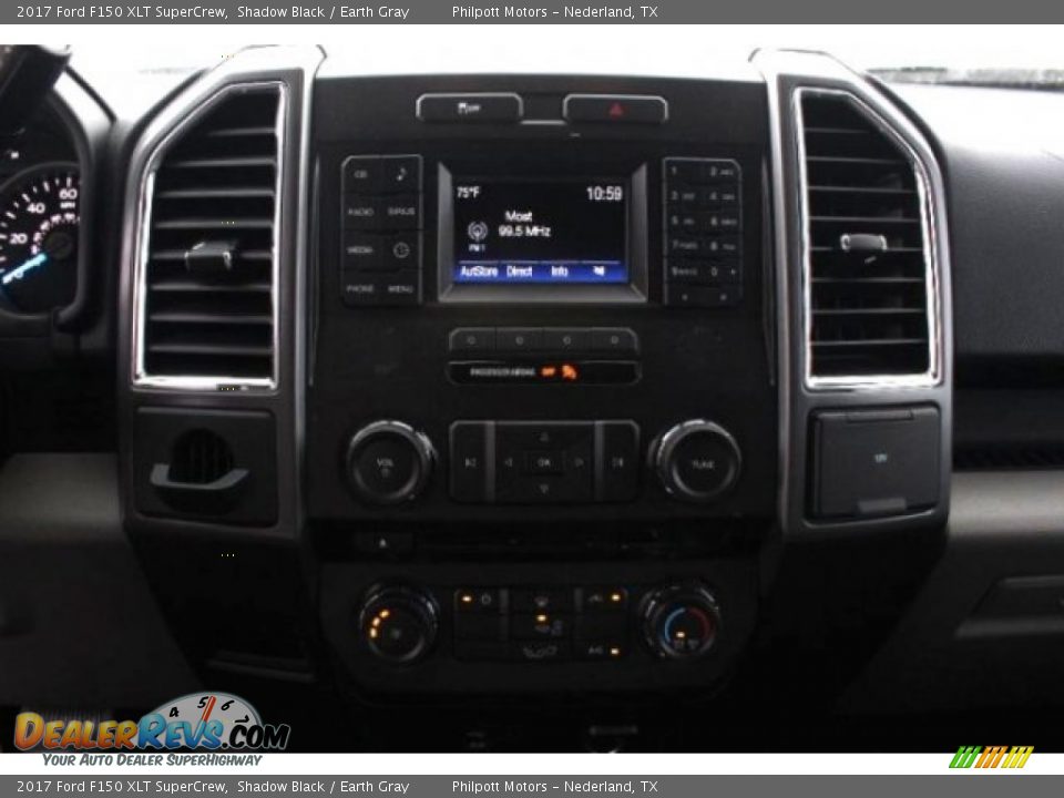 2017 Ford F150 XLT SuperCrew Shadow Black / Earth Gray Photo #16