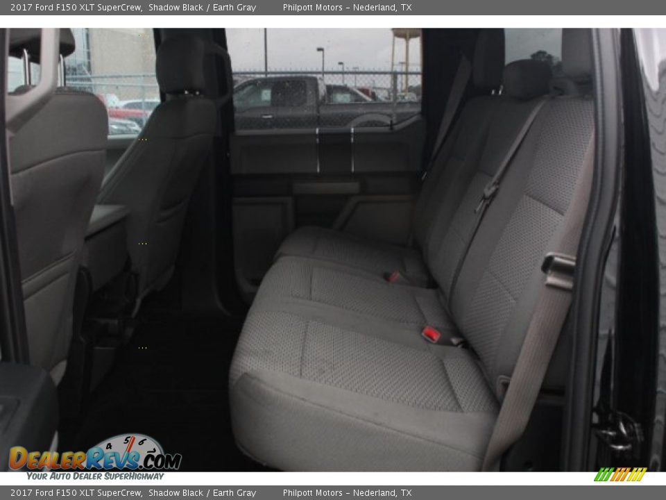 2017 Ford F150 XLT SuperCrew Shadow Black / Earth Gray Photo #23