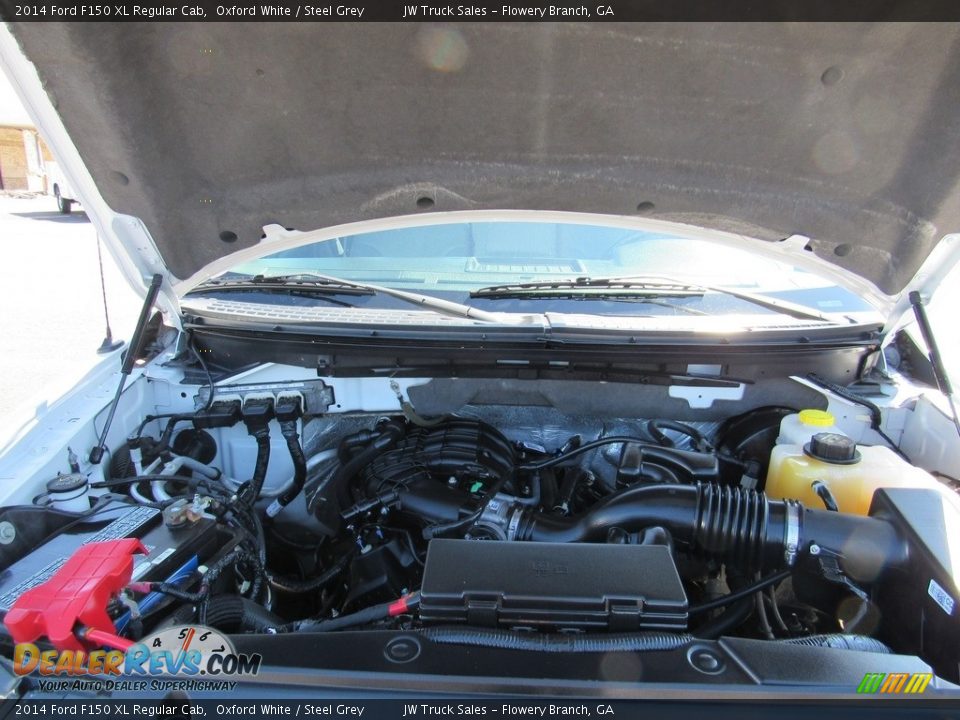 2014 Ford F150 XL Regular Cab Oxford White / Steel Grey Photo #25