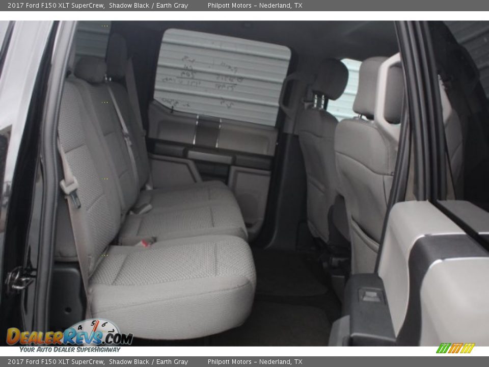 2017 Ford F150 XLT SuperCrew Shadow Black / Earth Gray Photo #28
