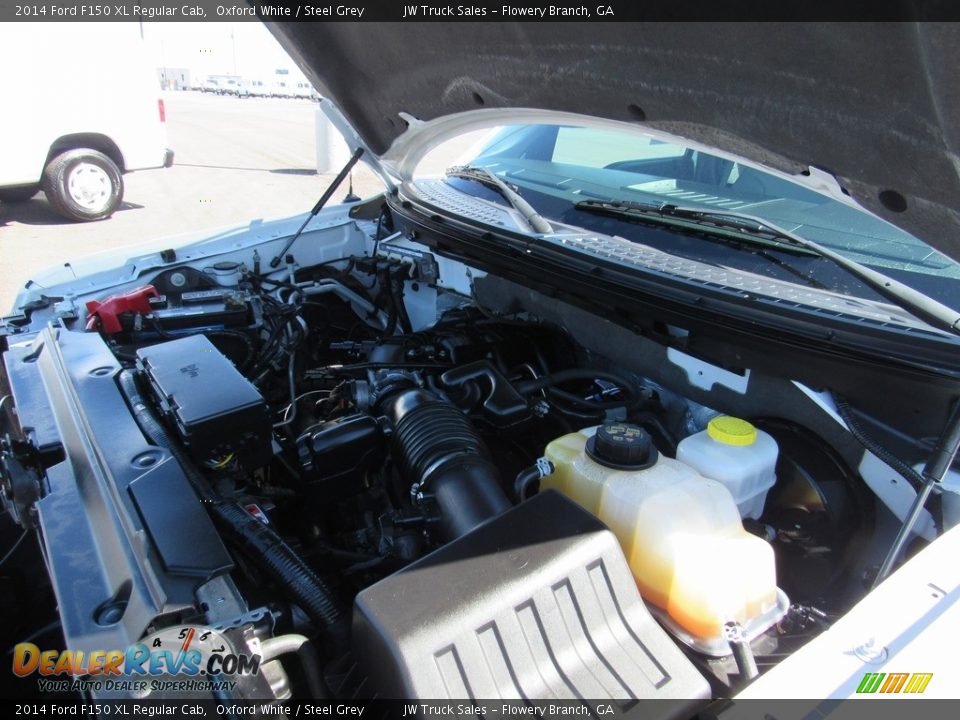 2014 Ford F150 XL Regular Cab Oxford White / Steel Grey Photo #26