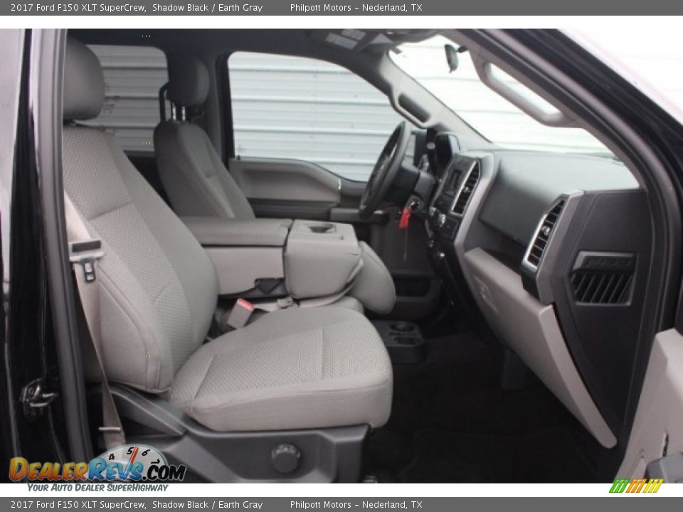 2017 Ford F150 XLT SuperCrew Shadow Black / Earth Gray Photo #31