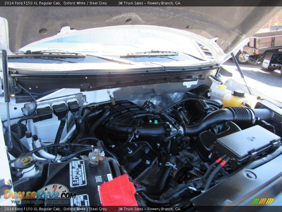 2014 Ford F150 XL Regular Cab Oxford White / Steel Grey Photo #27