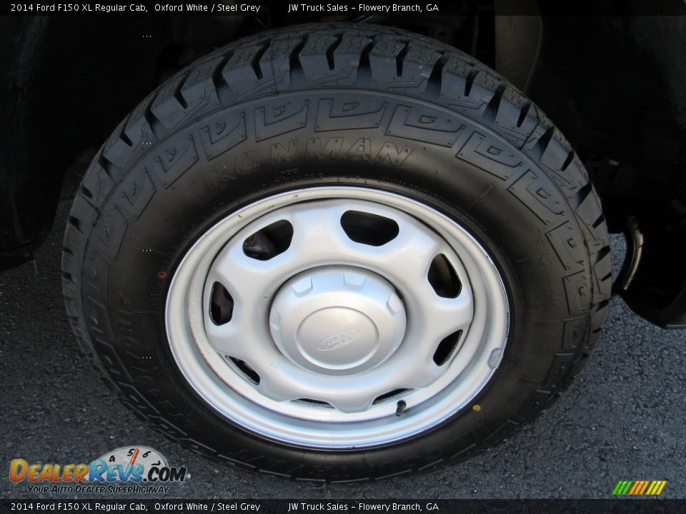 2014 Ford F150 XL Regular Cab Oxford White / Steel Grey Photo #28