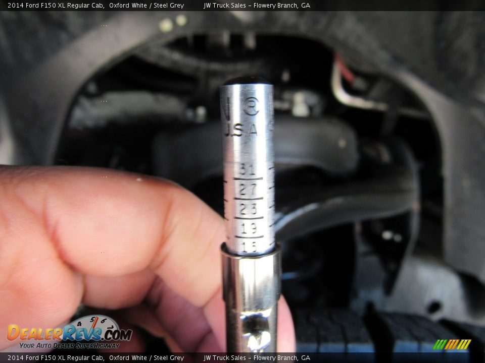 2014 Ford F150 XL Regular Cab Oxford White / Steel Grey Photo #30