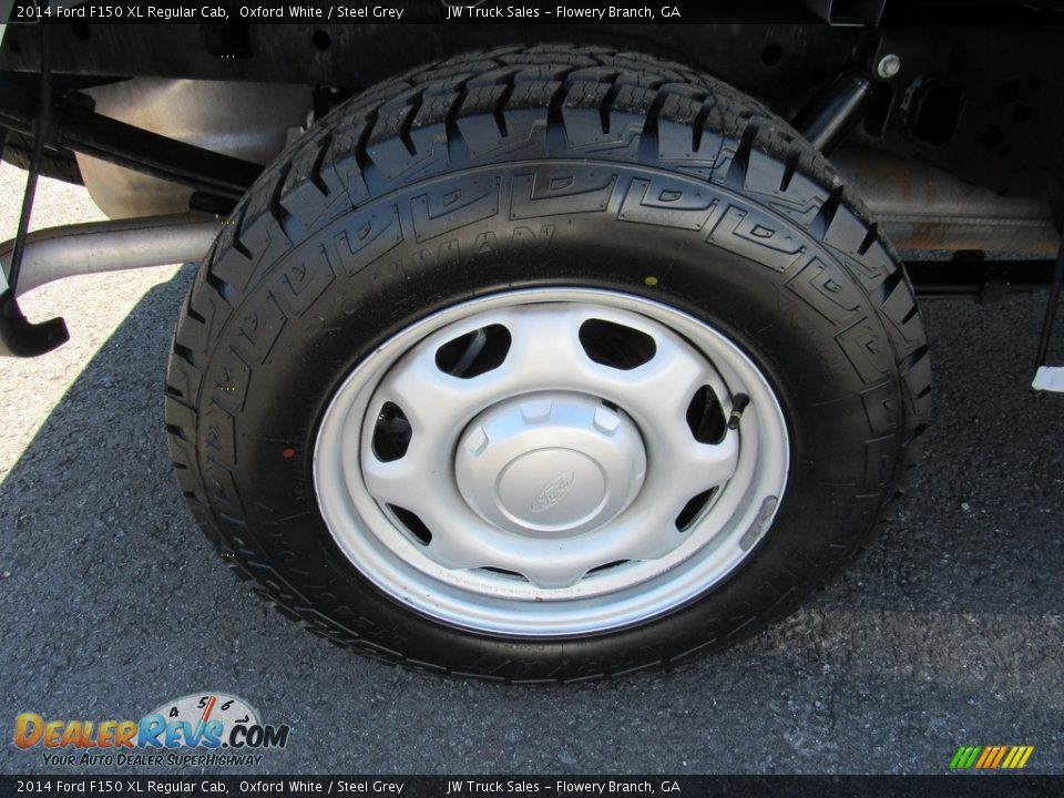 2014 Ford F150 XL Regular Cab Oxford White / Steel Grey Photo #31