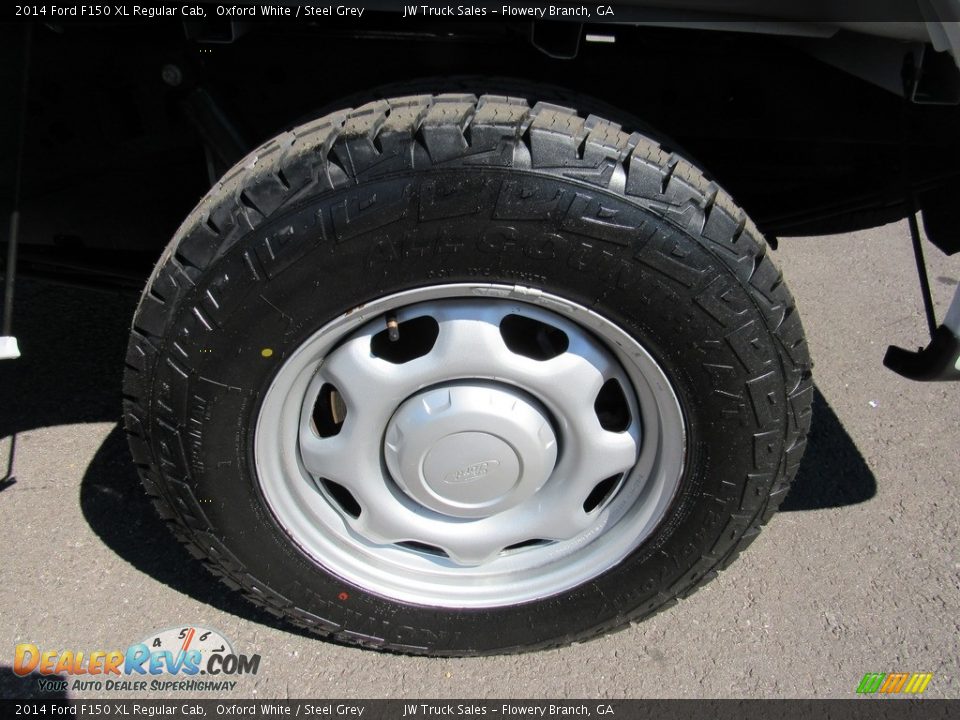 2014 Ford F150 XL Regular Cab Oxford White / Steel Grey Photo #34