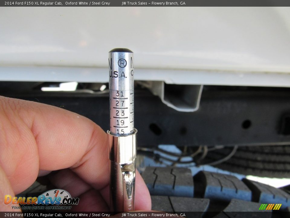 2014 Ford F150 XL Regular Cab Oxford White / Steel Grey Photo #36