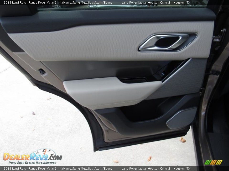 2018 Land Rover Range Rover Velar S Kaikoura Stone Metallic / Acorn/Ebony Photo #23