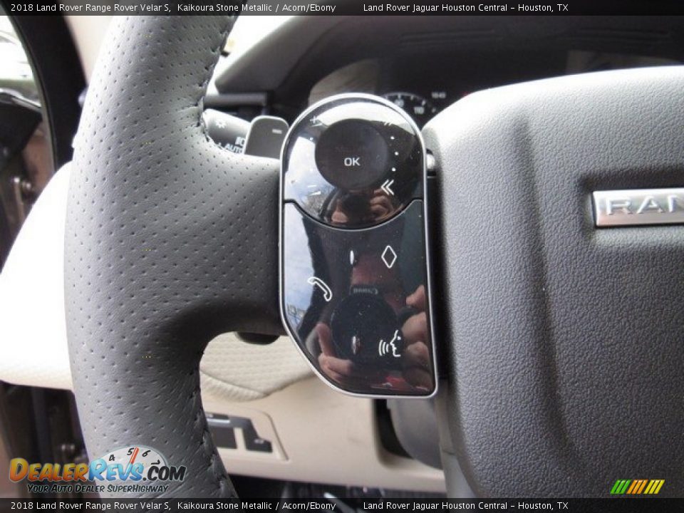 2018 Land Rover Range Rover Velar S Kaikoura Stone Metallic / Acorn/Ebony Photo #28