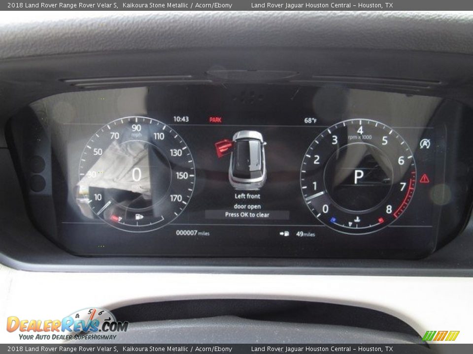 2018 Land Rover Range Rover Velar S Kaikoura Stone Metallic / Acorn/Ebony Photo #30