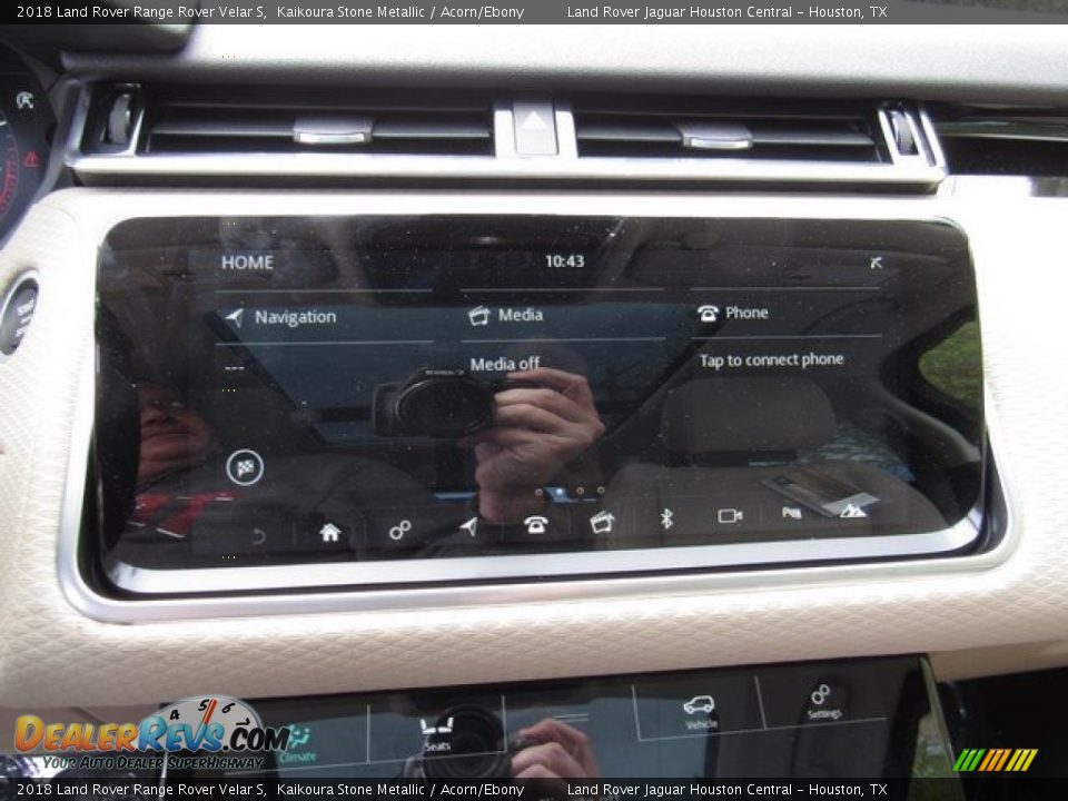 2018 Land Rover Range Rover Velar S Kaikoura Stone Metallic / Acorn/Ebony Photo #31