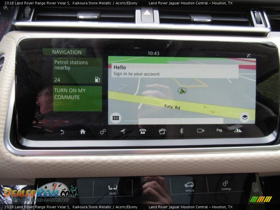 2018 Land Rover Range Rover Velar S Kaikoura Stone Metallic / Acorn/Ebony Photo #32