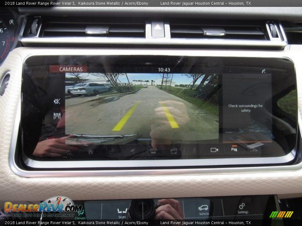 2018 Land Rover Range Rover Velar S Kaikoura Stone Metallic / Acorn/Ebony Photo #33