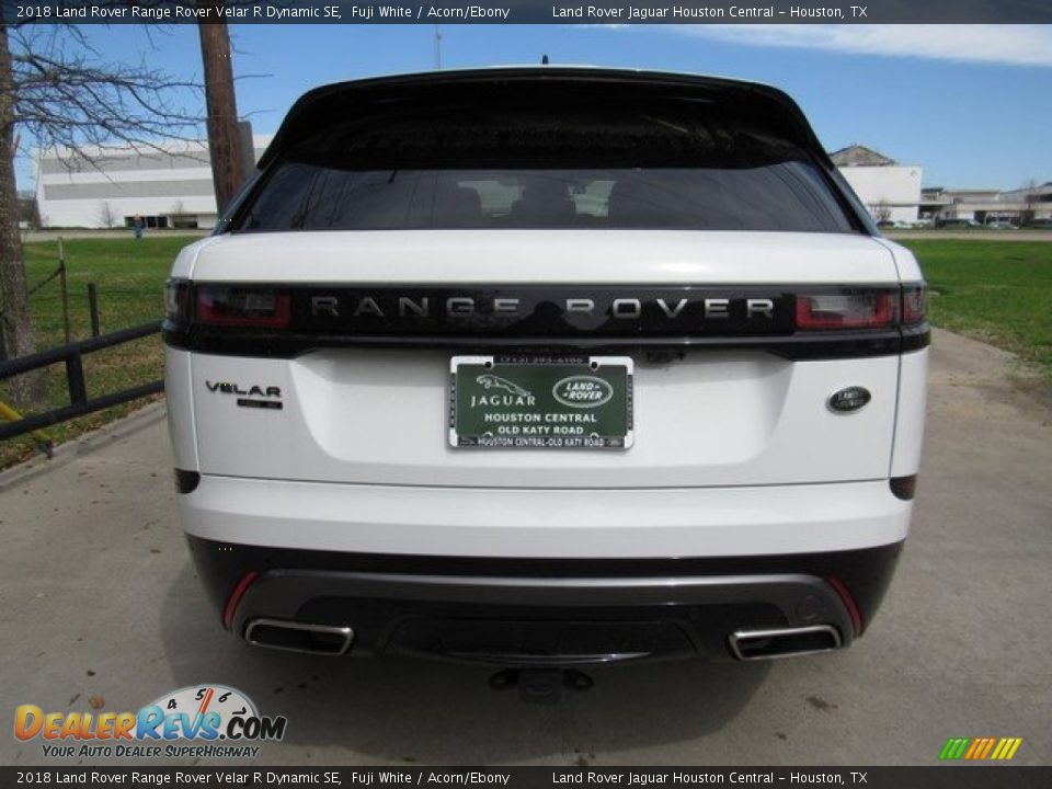 2018 Land Rover Range Rover Velar R Dynamic SE Fuji White / Acorn/Ebony Photo #8