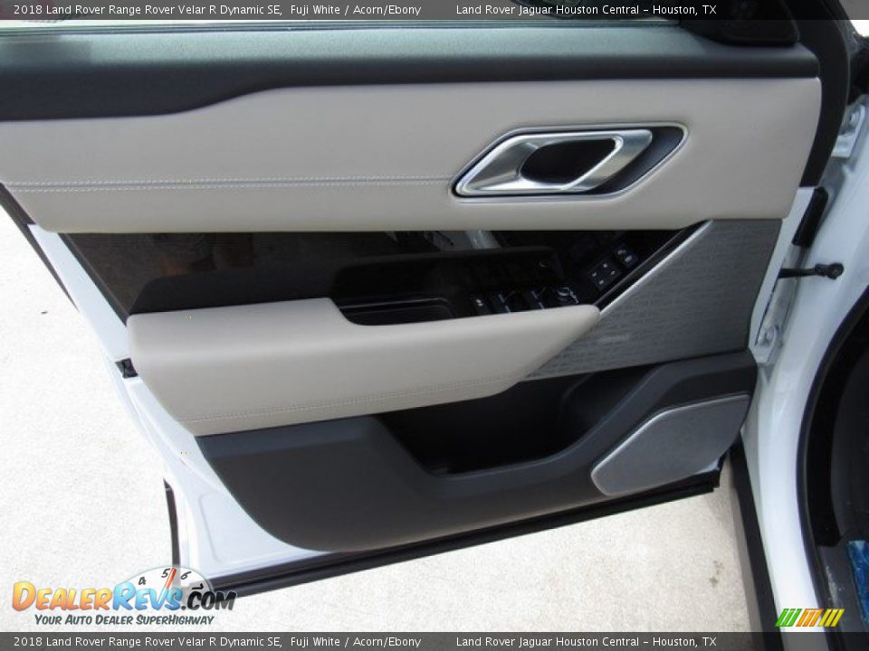 2018 Land Rover Range Rover Velar R Dynamic SE Fuji White / Acorn/Ebony Photo #24