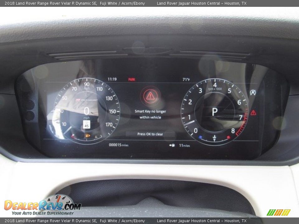 2018 Land Rover Range Rover Velar R Dynamic SE Fuji White / Acorn/Ebony Photo #30