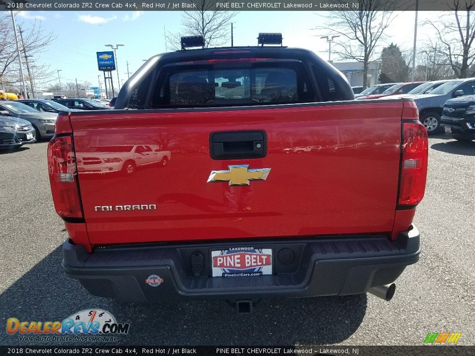 2018 Chevrolet Colorado ZR2 Crew Cab 4x4 Red Hot / Jet Black Photo #5
