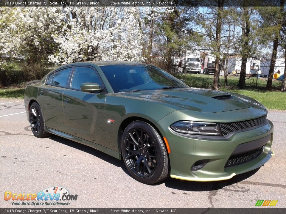 2018 Dodge Charger R/T Scat Pack F8 Green / Black Photo #4