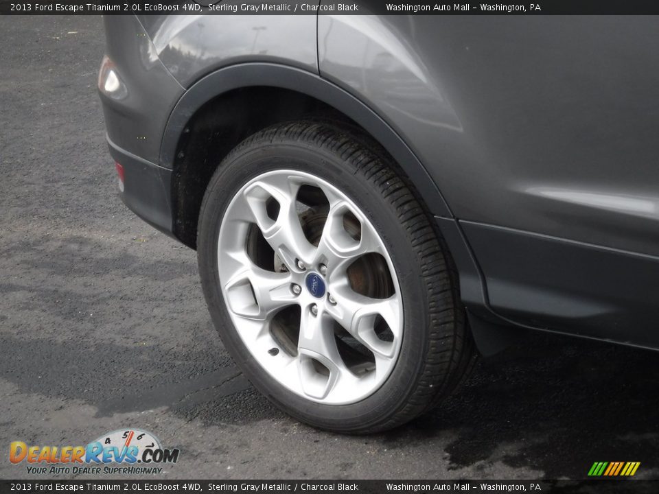 2013 Ford Escape Titanium 2.0L EcoBoost 4WD Sterling Gray Metallic / Charcoal Black Photo #3