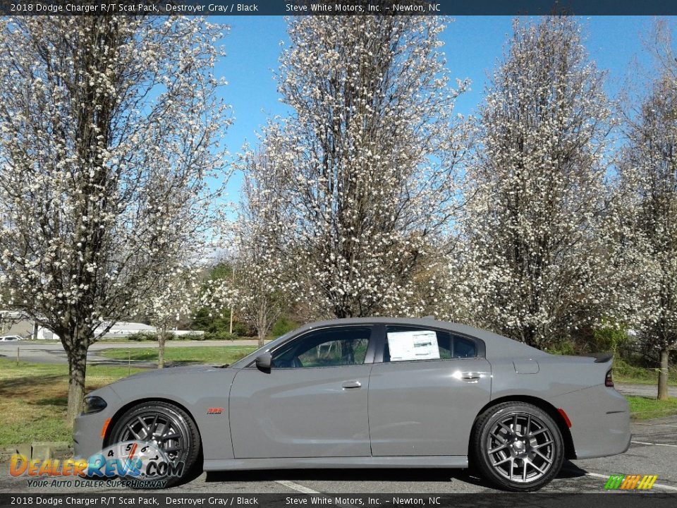 2018 Dodge Charger R/T Scat Pack Destroyer Gray / Black Photo #1
