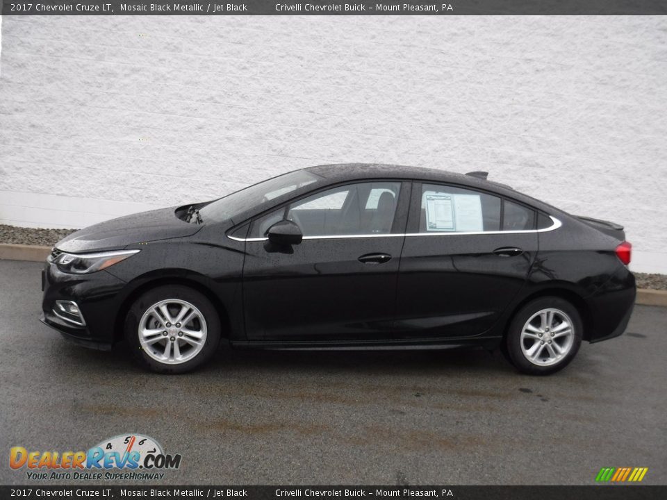 2017 Chevrolet Cruze LT Mosaic Black Metallic / Jet Black Photo #2