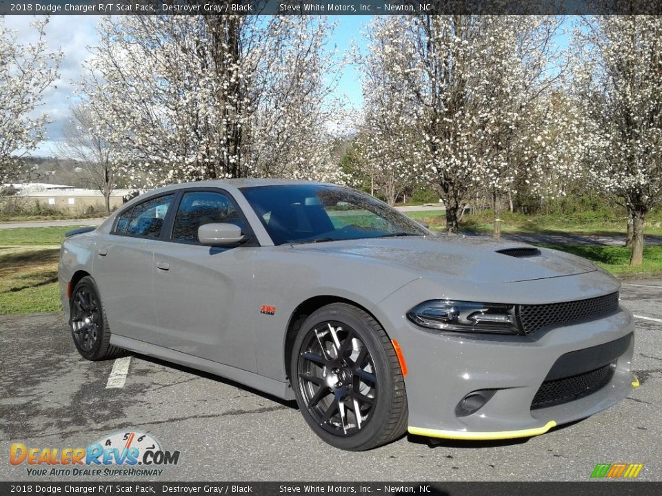 2018 Dodge Charger R/T Scat Pack Destroyer Gray / Black Photo #4