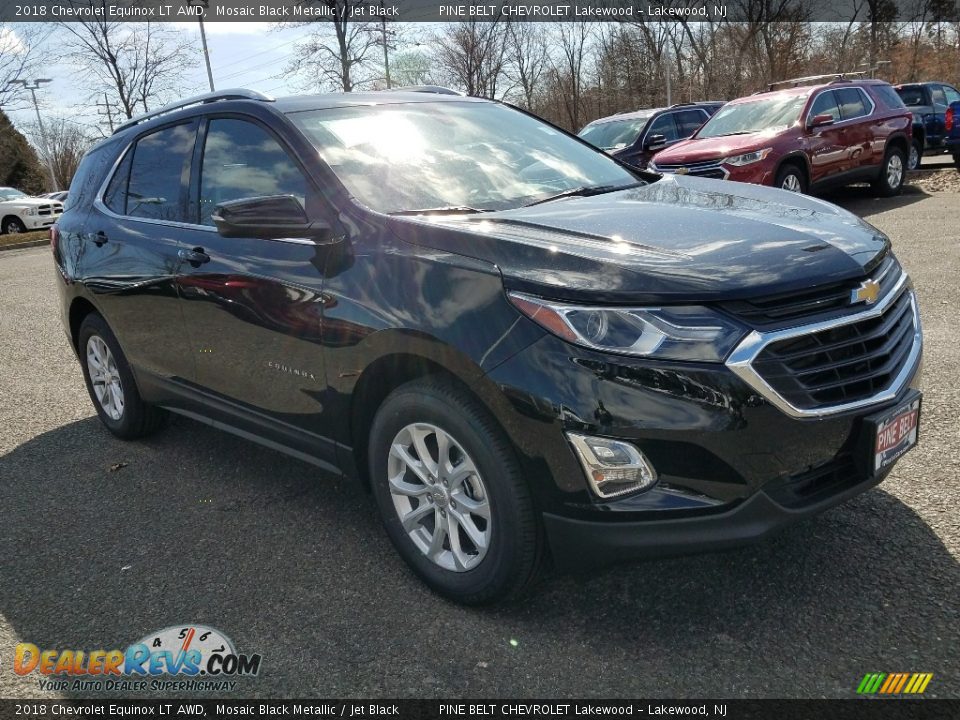 2018 Chevrolet Equinox LT AWD Mosaic Black Metallic / Jet Black Photo #1
