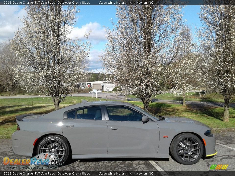 2018 Dodge Charger R/T Scat Pack Destroyer Gray / Black Photo #5