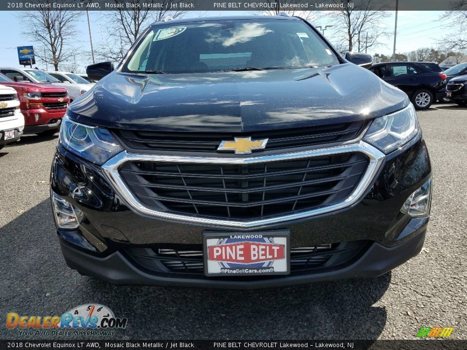 2018 Chevrolet Equinox LT AWD Mosaic Black Metallic / Jet Black Photo #2