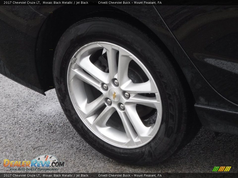2017 Chevrolet Cruze LT Mosaic Black Metallic / Jet Black Photo #7