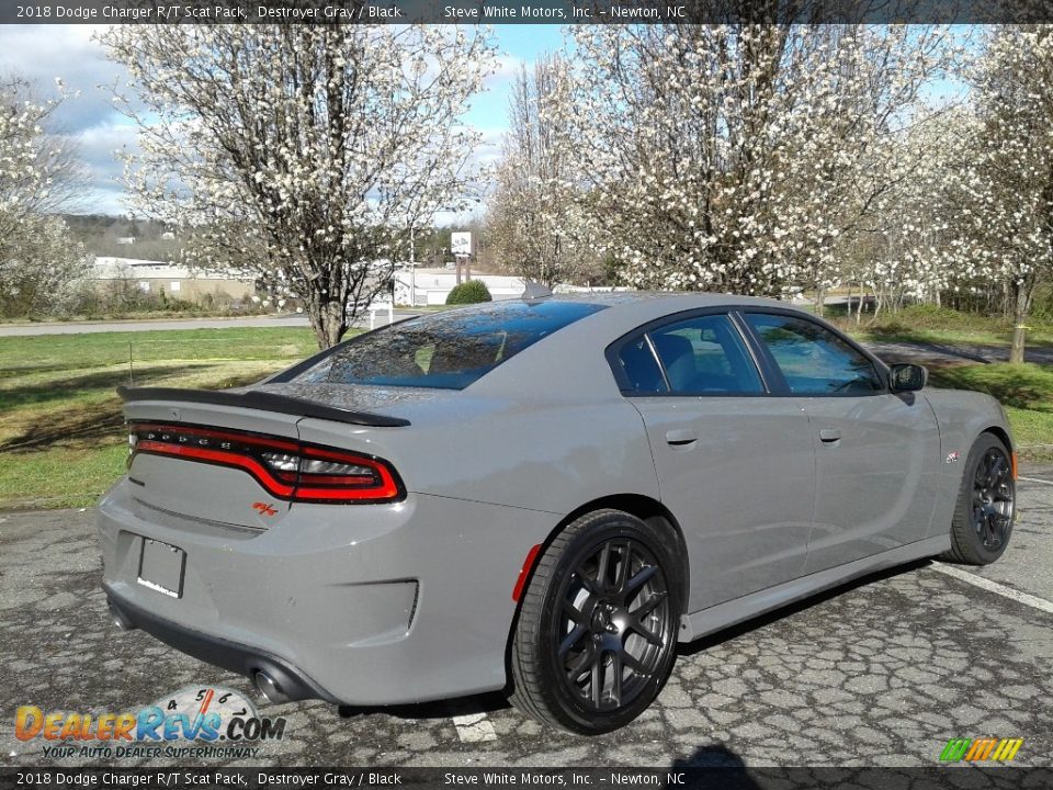 2018 Dodge Charger R/T Scat Pack Destroyer Gray / Black Photo #6
