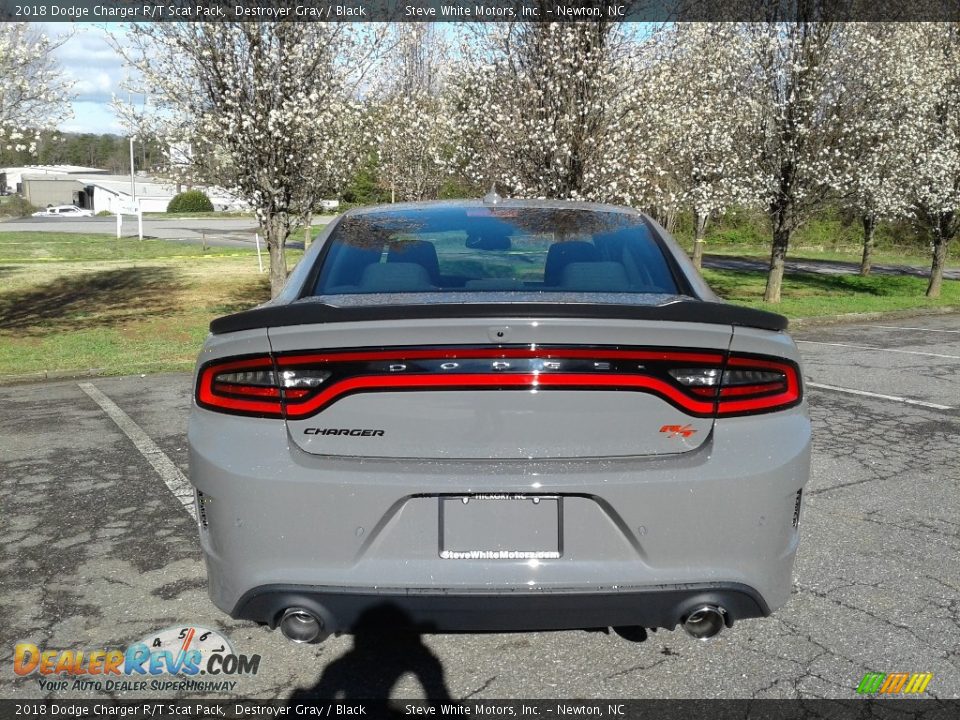 2018 Dodge Charger R/T Scat Pack Destroyer Gray / Black Photo #7