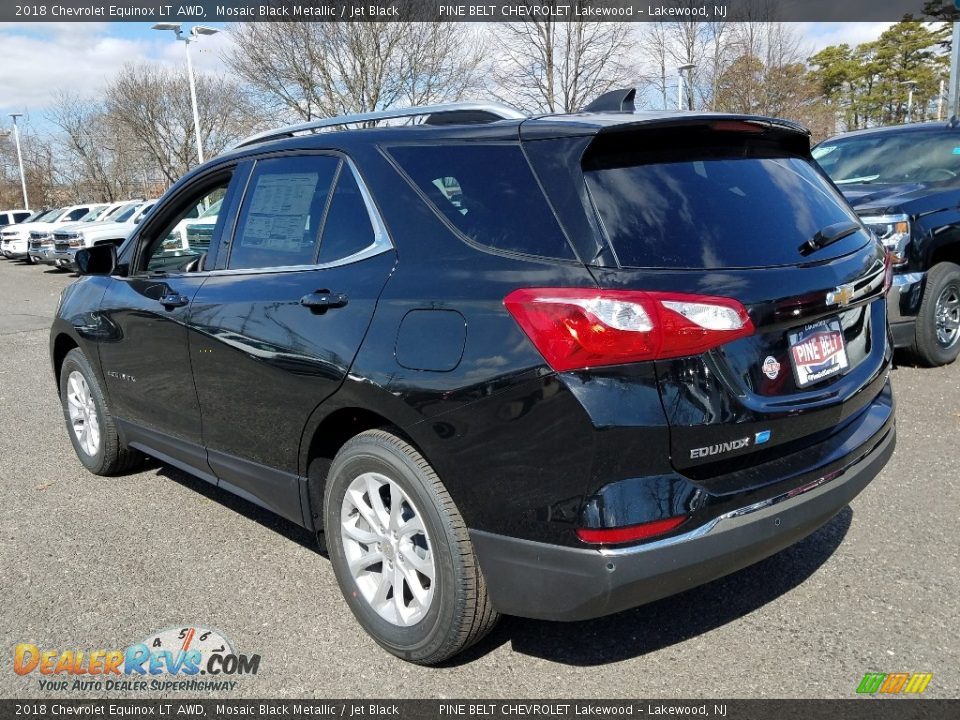 2018 Chevrolet Equinox LT AWD Mosaic Black Metallic / Jet Black Photo #4
