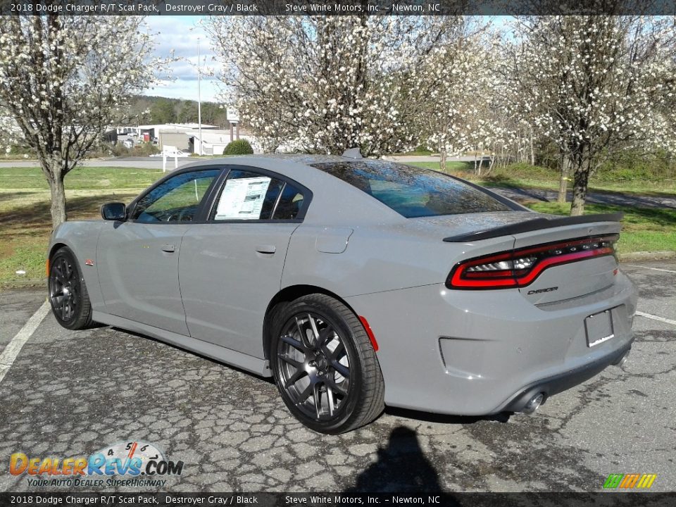 2018 Dodge Charger R/T Scat Pack Destroyer Gray / Black Photo #8