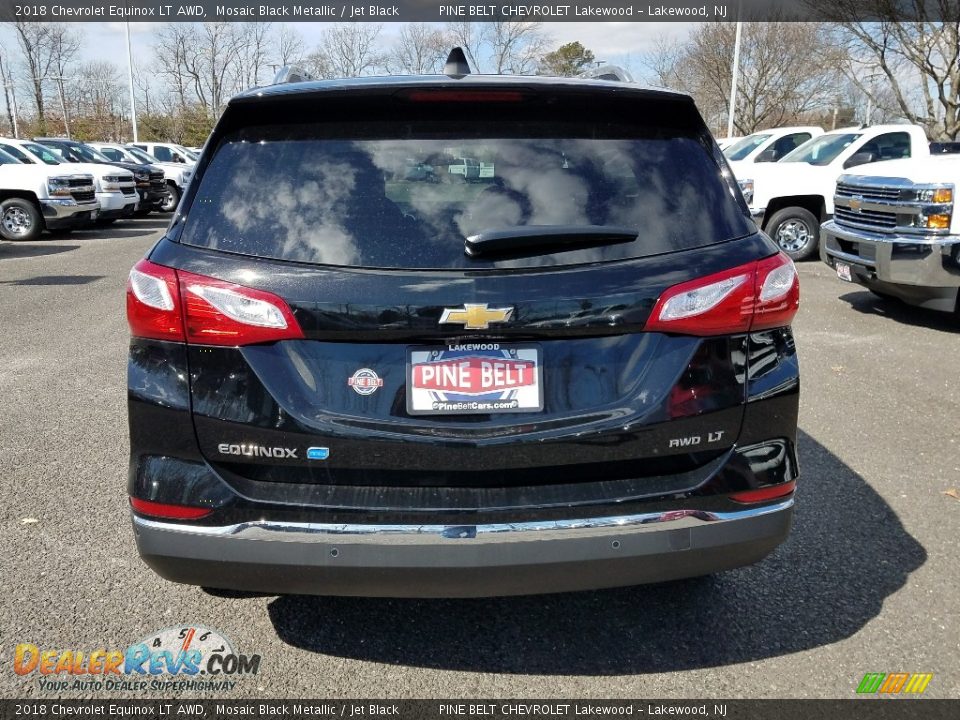 2018 Chevrolet Equinox LT AWD Mosaic Black Metallic / Jet Black Photo #5