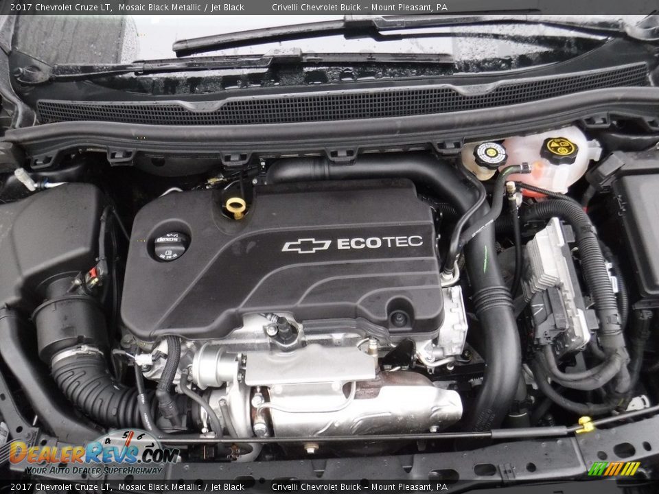 2017 Chevrolet Cruze LT Mosaic Black Metallic / Jet Black Photo #12