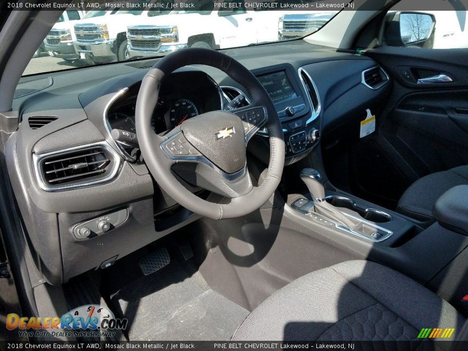 2018 Chevrolet Equinox LT AWD Mosaic Black Metallic / Jet Black Photo #7