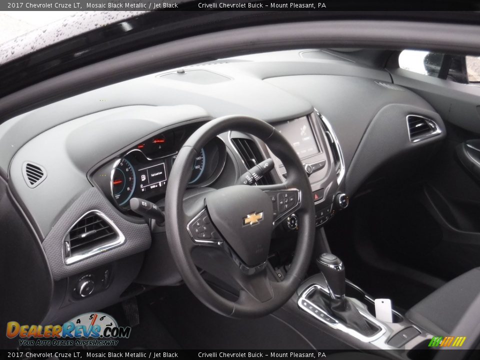 2017 Chevrolet Cruze LT Mosaic Black Metallic / Jet Black Photo #14