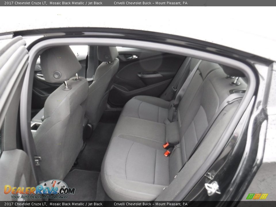 2017 Chevrolet Cruze LT Mosaic Black Metallic / Jet Black Photo #28