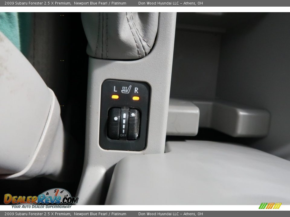 2009 Subaru Forester 2.5 X Premium Newport Blue Pearl / Platinum Photo #3