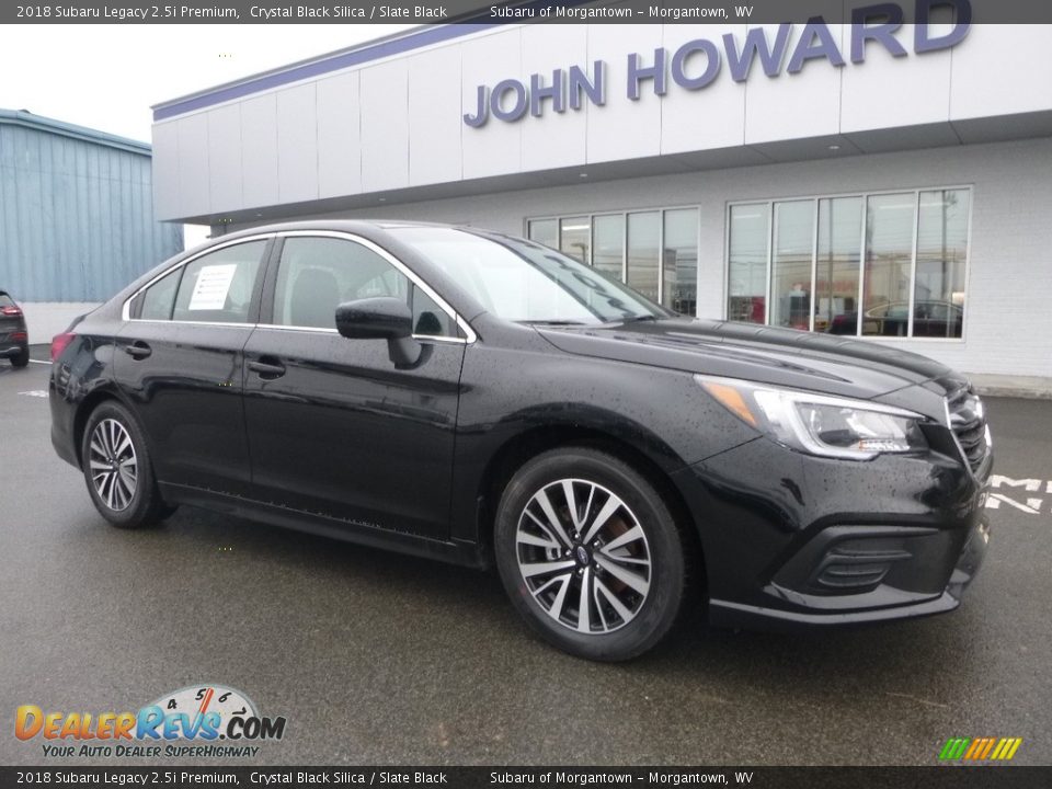 2018 Subaru Legacy 2.5i Premium Crystal Black Silica / Slate Black Photo #1